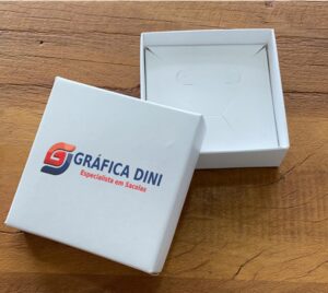 Caixinha Personalizada para Bijuteria e Semijoia 12x12x03